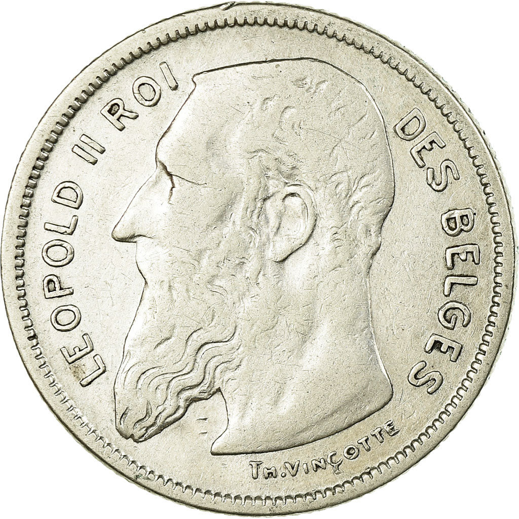 Coin, Belgium, 2 Francs, 2 Frank, 1904, EF(40-45), Silver, KM:58.1