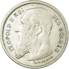 Coin, Belgium, 2 Francs, 2 Frank, 1904, EF(40-45), Silver, KM:58.1