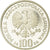 Coin, Poland, 100 Zlotych, 1980, Warsaw, BE, MS(63), Silver, KM:109