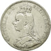 Coin, Great Britain, Victoria, Crown, 1889, VF(30-35), Silver, KM:765