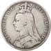 Gran Bretagna, Victoria, Crown, 1889, MB, Argento, KM:765
