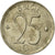 Moneta, Belgia, 25 Centimes, 1966, Brussels, VF(20-25), Miedź-Nikiel, KM:154.1