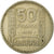 Moneta, Algieria, 50 Francs, 1949, Paris, VF(20-25), Miedź-Nikiel, KM:92