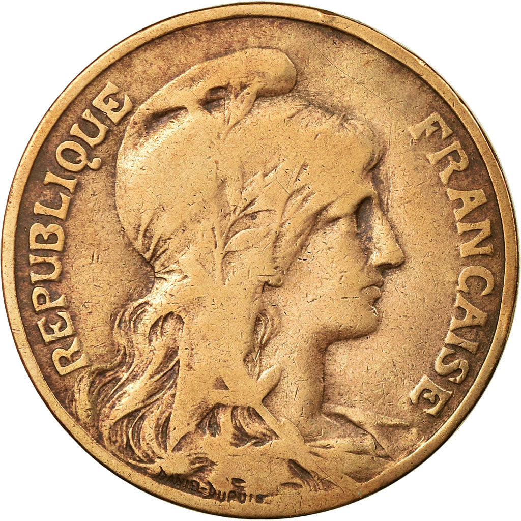Coin, France, Dupuis, 10 Centimes, 1910, Paris, VF(20-25), Bronze, KM:843