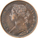 GREAT BRITAIN, Farthing, 1887, KM #753, EF(40-45), Bronze, 20, 2.81
