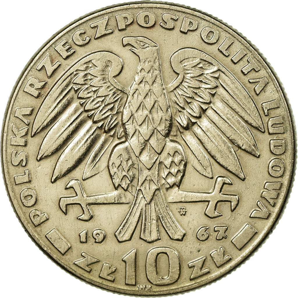 Coin, Poland, 20th Anniversary - Death of General Swierczewski, 10 Zlotych