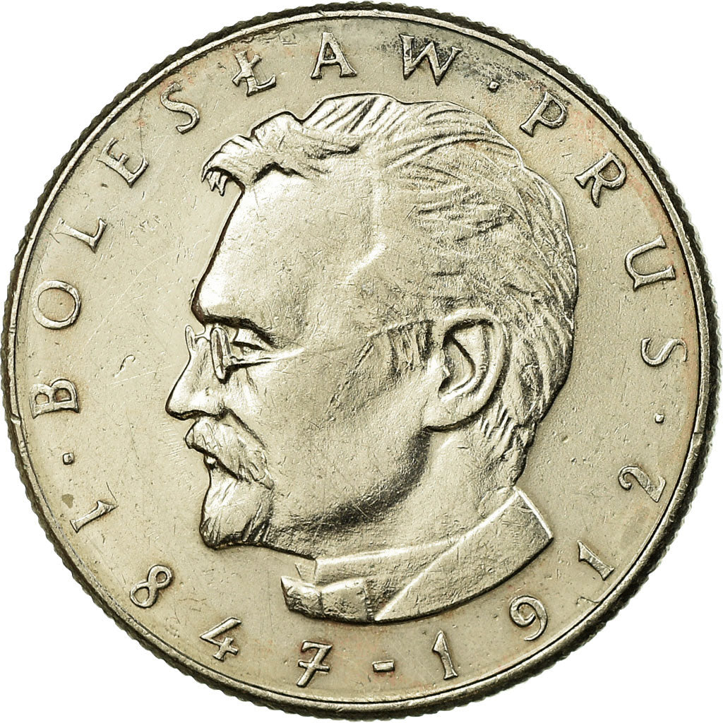 Münze, Polen, Boleslaw Prus, 10 Zlotych, 1975, Warsaw, SS, Copper-nickel, KM:73