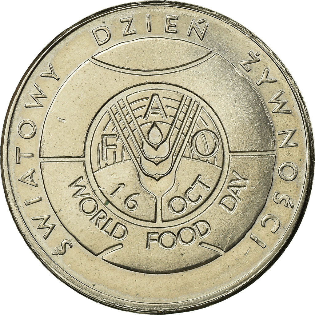 Coin, Poland, F.A.O. - World Food Day, 50 Zlotych, 1981, Warsaw, EF(40-45)