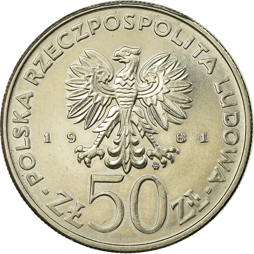 Coin, Poland, F.A.O. - World Food Day, 50 Zlotych, 1981, Warsaw, EF(40-45)