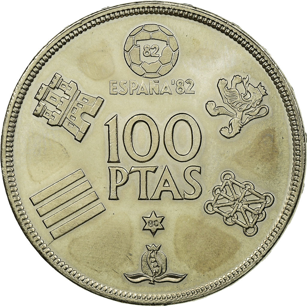 Moneda, España, Juan Carlos I, 100 Pesetas, 1980, Madrid, MBC+, Cobre -