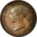 Coin, Great Britain, Victoria, 1/2 Farthing, 1843, AU(55-58), Copper, KM:738