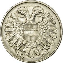 Coin, Austria, Schilling, 1934, EF(40-45), Copper-nickel, KM:2851