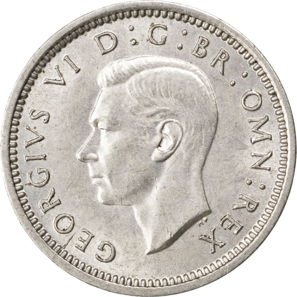 GREAT BRITAIN, 3 Pence, 1939, KM #848, MS(63), Silver, 16, 1.39