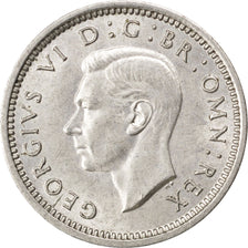 GREAT BRITAIN, 3 Pence, 1939, KM #848, MS(63), Silver, 16, 1.39
