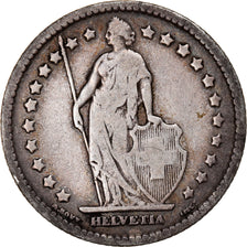 Coin, Switzerland, Franc, 1887, Bern, VF(20-25), Silver, KM:24