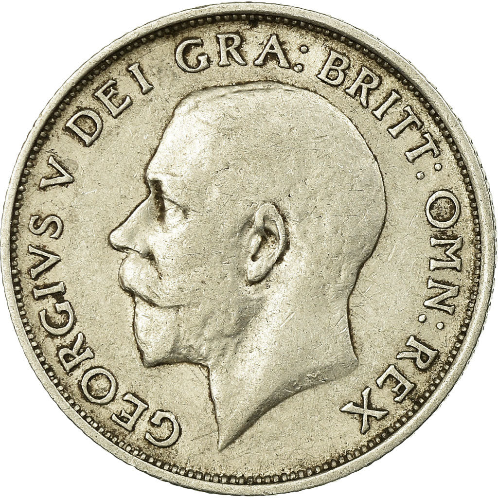 Coin, Great Britain, George V, Shilling, 1915, VF(30-35), Silver, KM:816