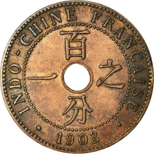 Coin, FRENCH INDO-CHINA, Cent, 1903, EF(40-45), Bronze, KM:8
