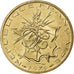 Moeda, França, Mathieu, 10 Francs, 1979, EF(40-45), Níquel-Latão, KM:940