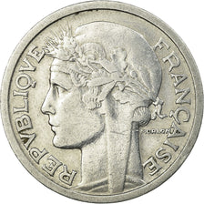 Coin, France, Morlon, 2 Francs, 1945, Beaumont - Le Roger, EF(40-45), Aluminum