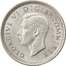GREAT BRITAIN, 3 Pence, 1941, KM #848, AU(55-58), Silver, 16, 1.40