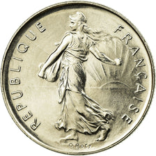Coin, France, Semeuse, 5 Francs, 1989, Paris, AU(55-58), Nickel Clad