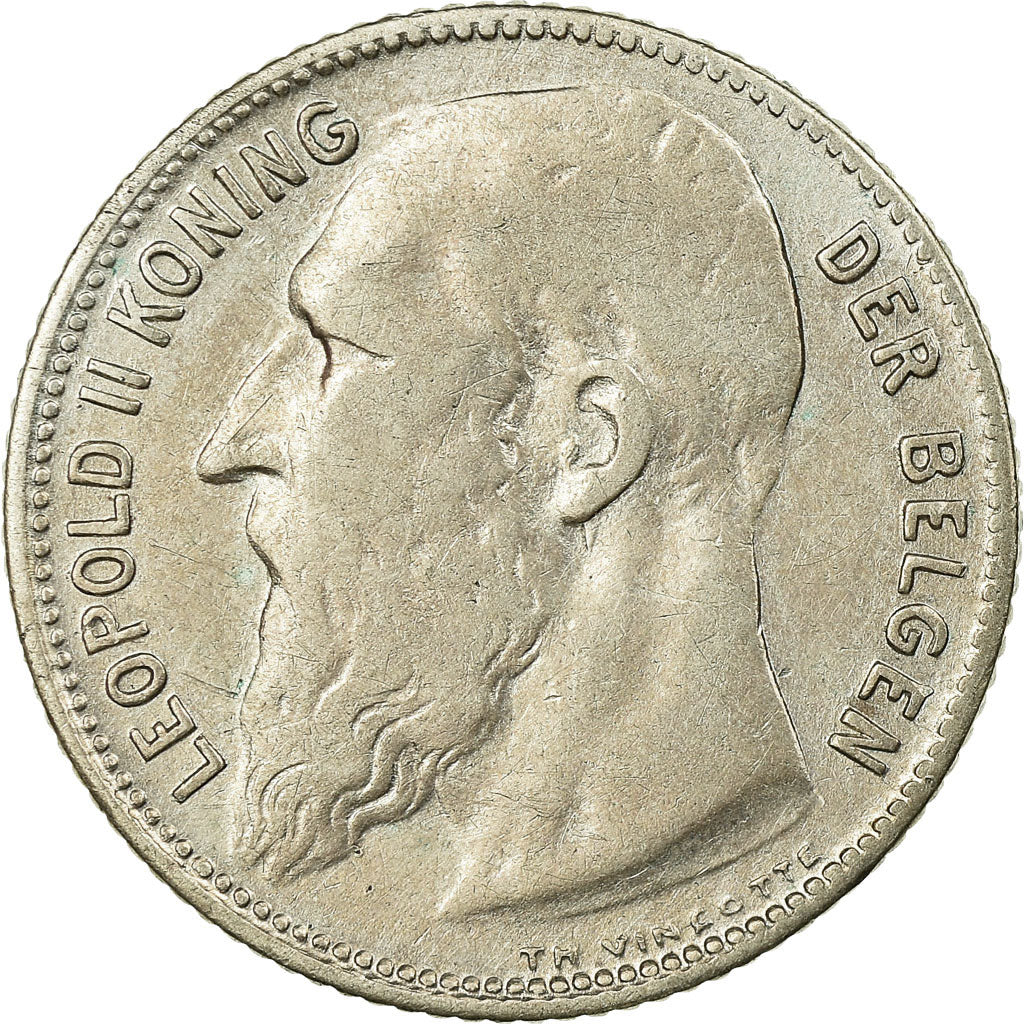 Coin, Belgium, Franc, 1909, VF(30-35), Silver, KM:57.2