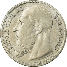 Coin, Belgium, Franc, 1909, VF(30-35), Silver, KM:57.2