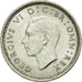 Moneda, Gran Bretaña, George VI, 3 Pence, 1941, EBC, Plata, KM:848