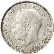 GREAT BRITAIN, 3 Pence, 1914, KM #813, AU(55-58), Silver, 16, 1.41