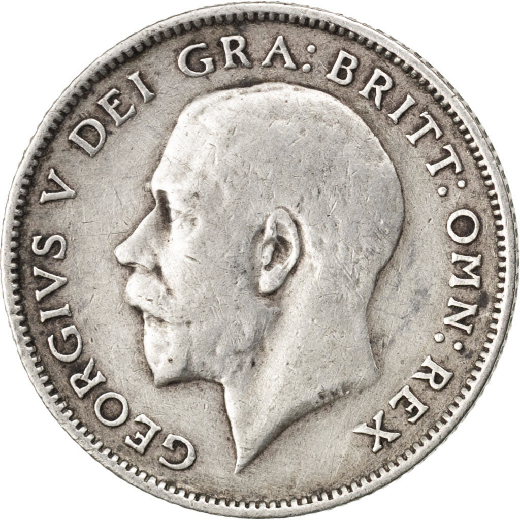 GREAT BRITAIN, 6 Pence, 1912, KM #815, VF(30-35), Silver, 19.5, 2.76