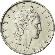 Munten, Italië, 50 Lire, 1974, Rome, FR, Stainless Steel, KM:95.1