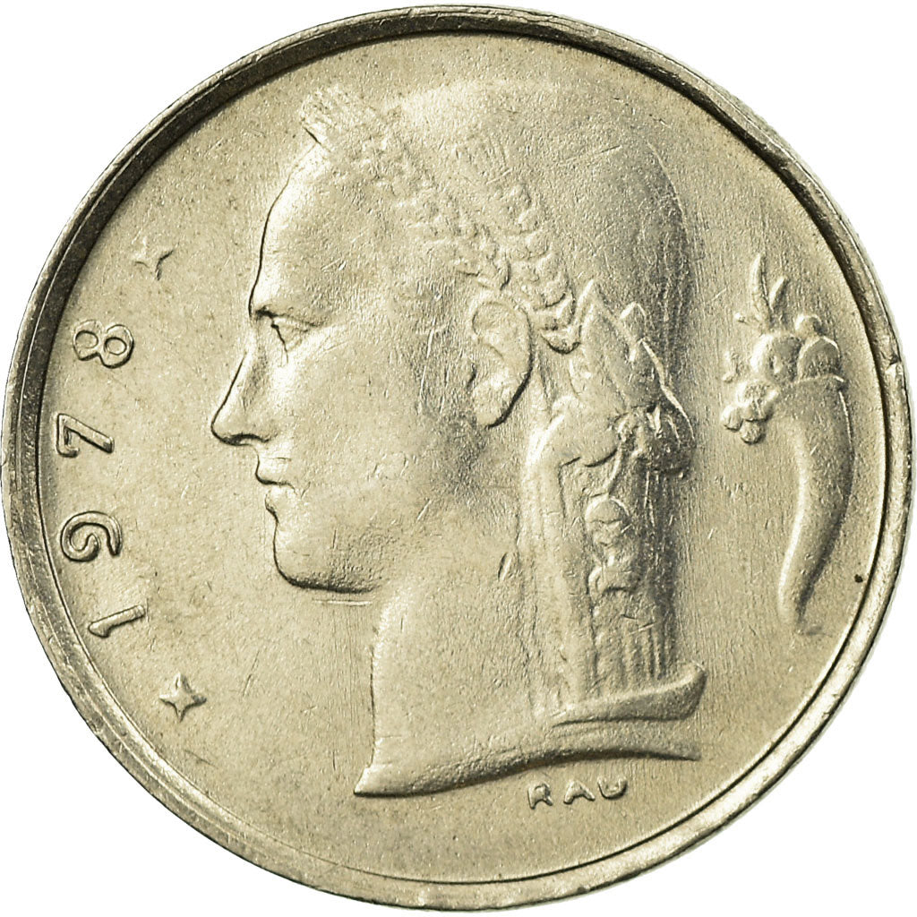 Coin, Belgium, Franc, 1978, AU(55-58), Copper-nickel, KM:143.1