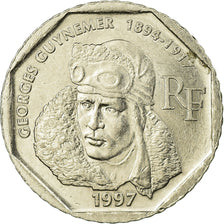 Munten, Frankrijk, Guynemer, 2 Francs, 1997, ZF, Nickel, KM:1187, Gadoury:550