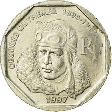 Moeda, França, Guynemer, 2 Francs, 1997, EF(40-45), Níquel, KM:1187