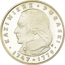 Munten, Polen, Kazimierz Pulaski, 100 Zlotych, 1976, Warsaw, Proof, PR, Zilver