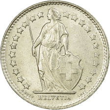 Coin, Switzerland, 1/2 Franc, 1955, Bern, AU(55-58), Silver, KM:23