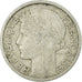 Moneda, Francia, Morlon, 2 Francs, 1948, BC+, Aluminio, KM:886a.1, Gadoury:538b