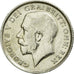 Coin, Great Britain, George V, 6 Pence, 1916, EF(40-45), Silver, KM:815
