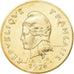 Moeda, Polinésia Francesa, 100 Francs, 1976, Paris, ENSAIO, MS(65-70)