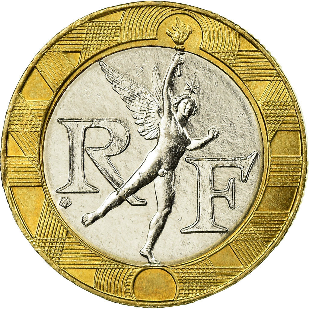 Coin, France, Génie, 10 Francs, 2000, EF(40-45), Aluminum-Bronze, KM:964.2