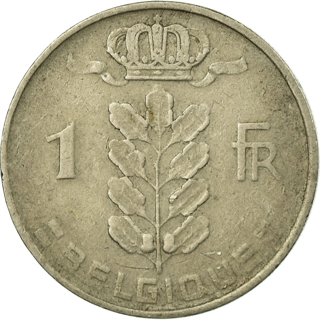 Münze, Belgien, Franc, 1951, S+, Copper-nickel, KM:142.1