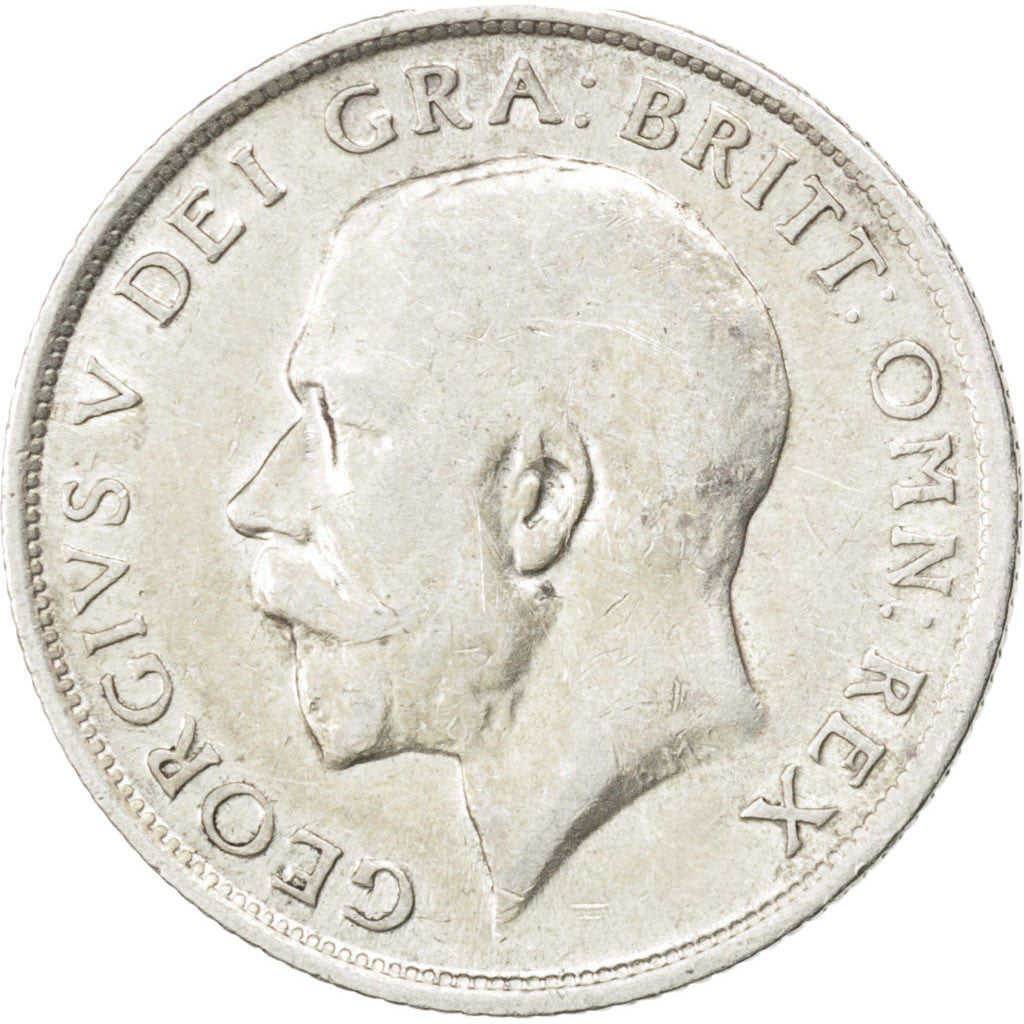 GREAT BRITAIN, Shilling, 1915, KM #816, EF(40-45), Silver, 23.5, 5.62
