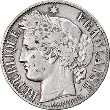 Monnaie, France, Cérès, Franc, 1872, Paris, TB+, Argent, Gadoury:465a