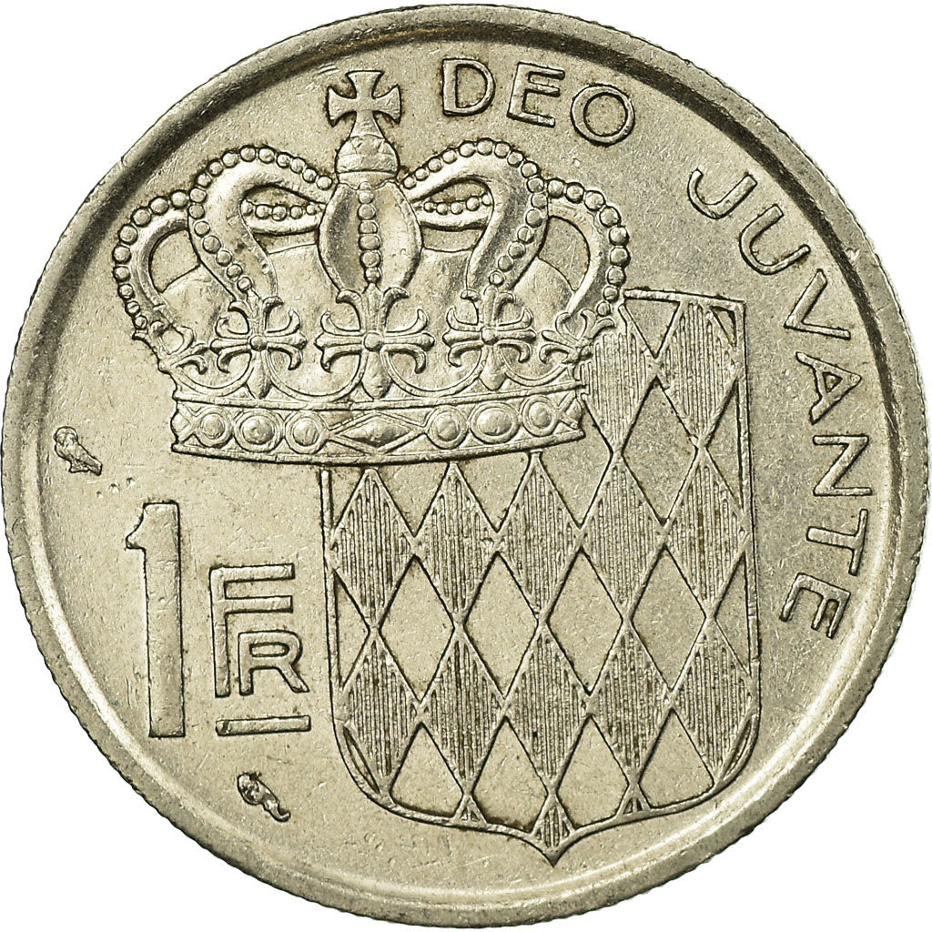 Monnaie, Monaco, Rainier III, Franc, 1968, TTB, Nickel, KM:140
