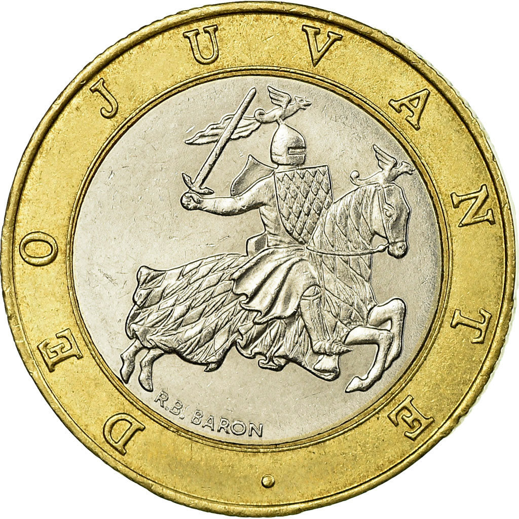 Coin, Monaco, Rainier III, 10 Francs, 1994, EF(40-45), Bi-Metallic, KM:163