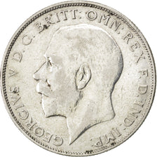 GREAT BRITAIN, Florin, Two Shillings, 1923, KM #817a, VF(20-25), Silver, 28.3,..