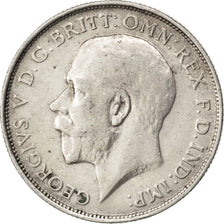 GREAT BRITAIN, Florin, Two Shillings, 1914, KM #817, EF(40-45), Silver, 28.3,...