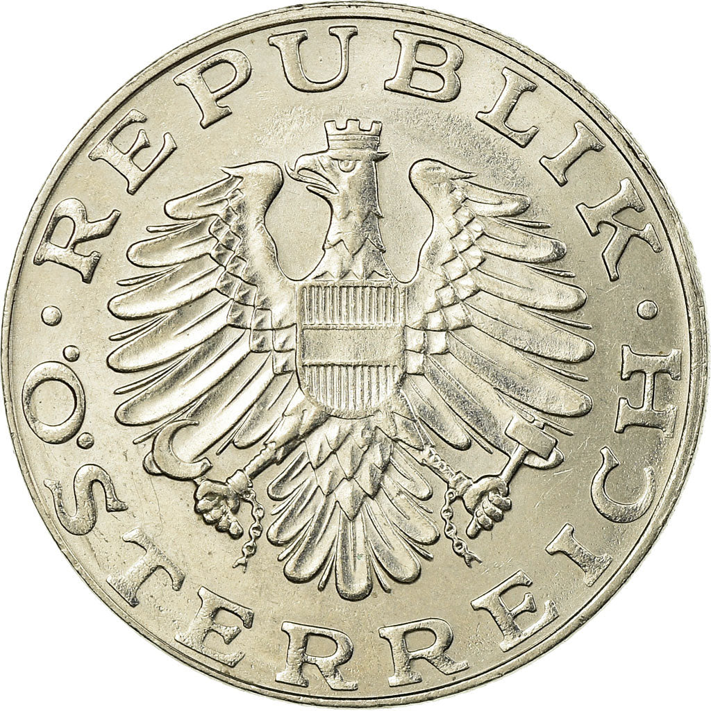 Coin, Austria, 10 Schilling, 1984, AU(55-58), Copper-Nickel Plated Nickel