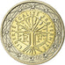 France, 2 Euro, 2002, MS(65-70), Bi-Metallic, Gadoury:8., KM:1289