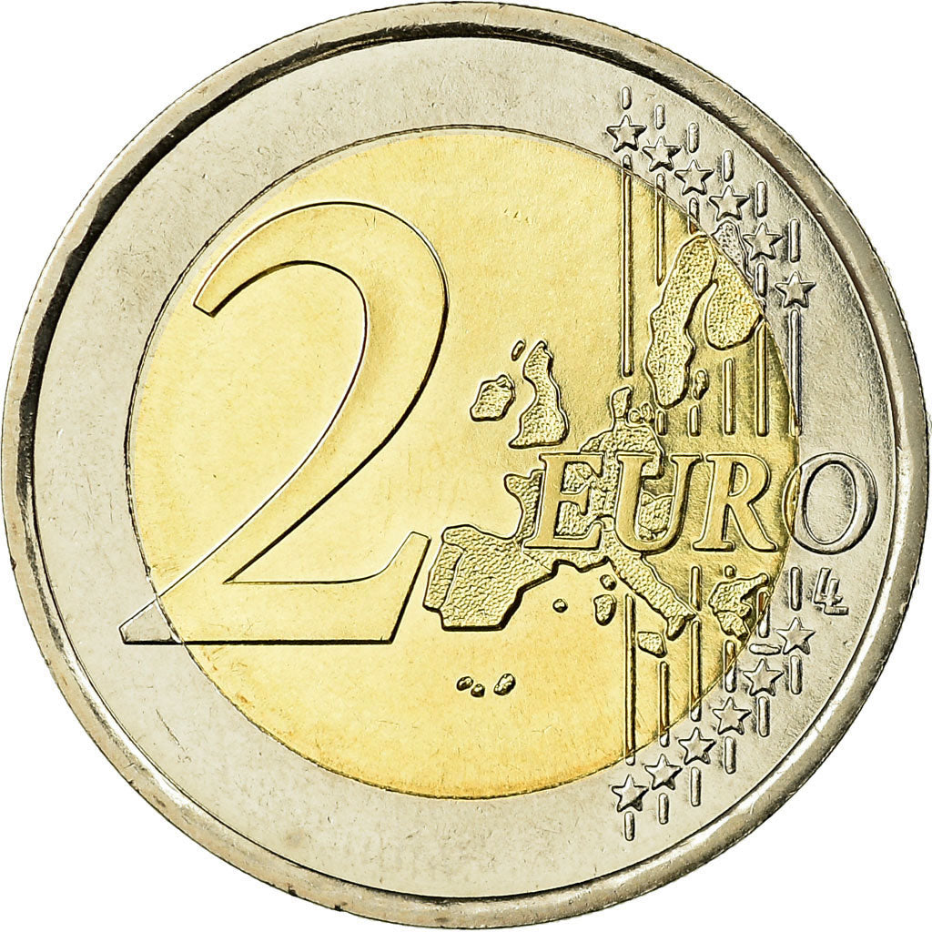 France, 2 Euro, 2002, MS(65-70), Bi-Metallic, Gadoury:8., KM:1289
